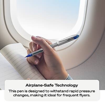 Airplane-Safe Technology  
This pen is designed to withstand rapid pressure changes, making it ideal for frequent flyers.