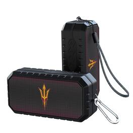Keyscaper - Arizona State Sun Devils Water Resistant Linen Print Bluetooth Speaker - Black
