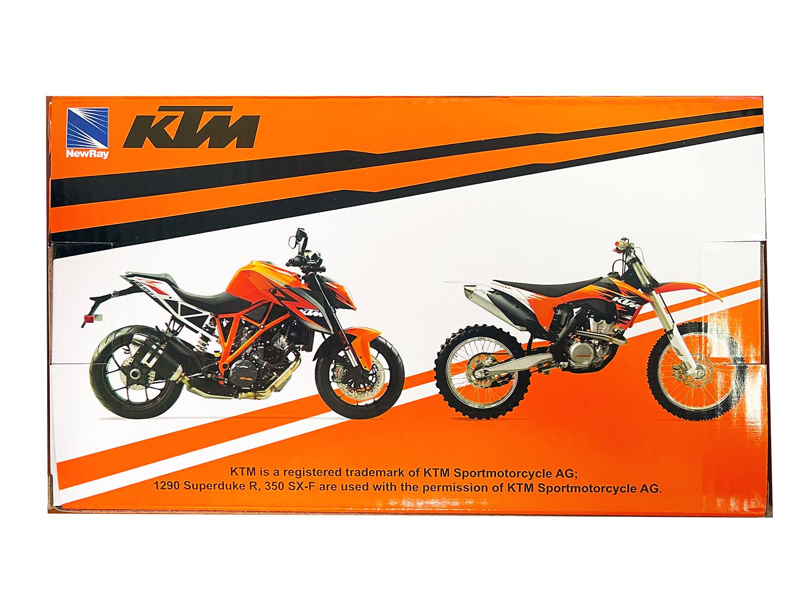 KTM is a registered trademark of KTM Sportmotorcycle AG; 1290 Superduke R, 350 SX-F are used with the permission of KTM Sportmotorcycle AG.
