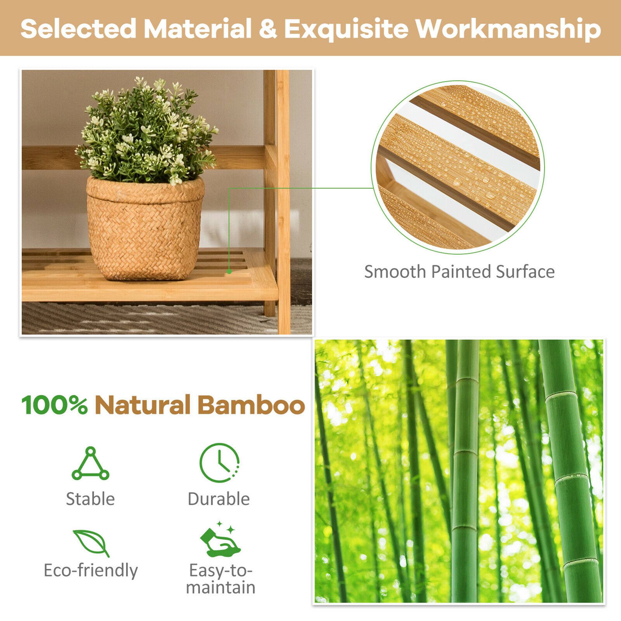 Selected Material & Exquisite Workmanship  
Smooth Painted Surface  
100% Natural Bamboo  
Stable  
Durable  
Eco-friendly  
Easy-to-maintain