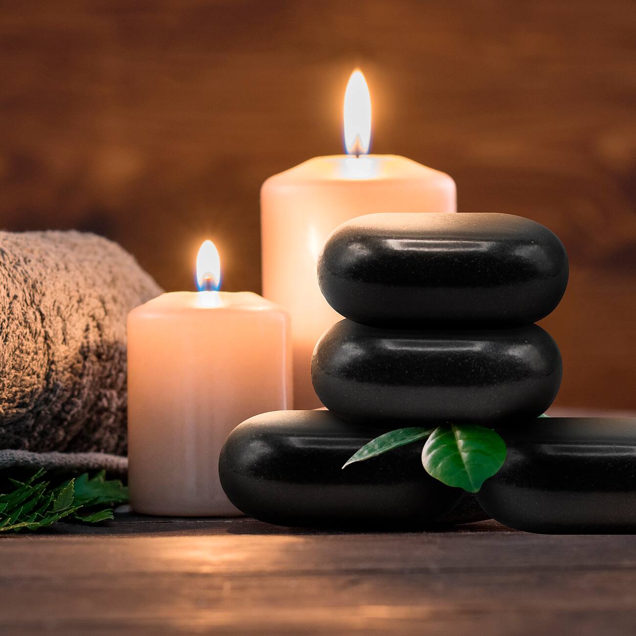 Alt View 2. Sorbus - Sivan Health and Fitness 8-Piece Large Black Basalt Hot Stone Set — Great for Spas, Massage Therapy, Relaxation - Black.