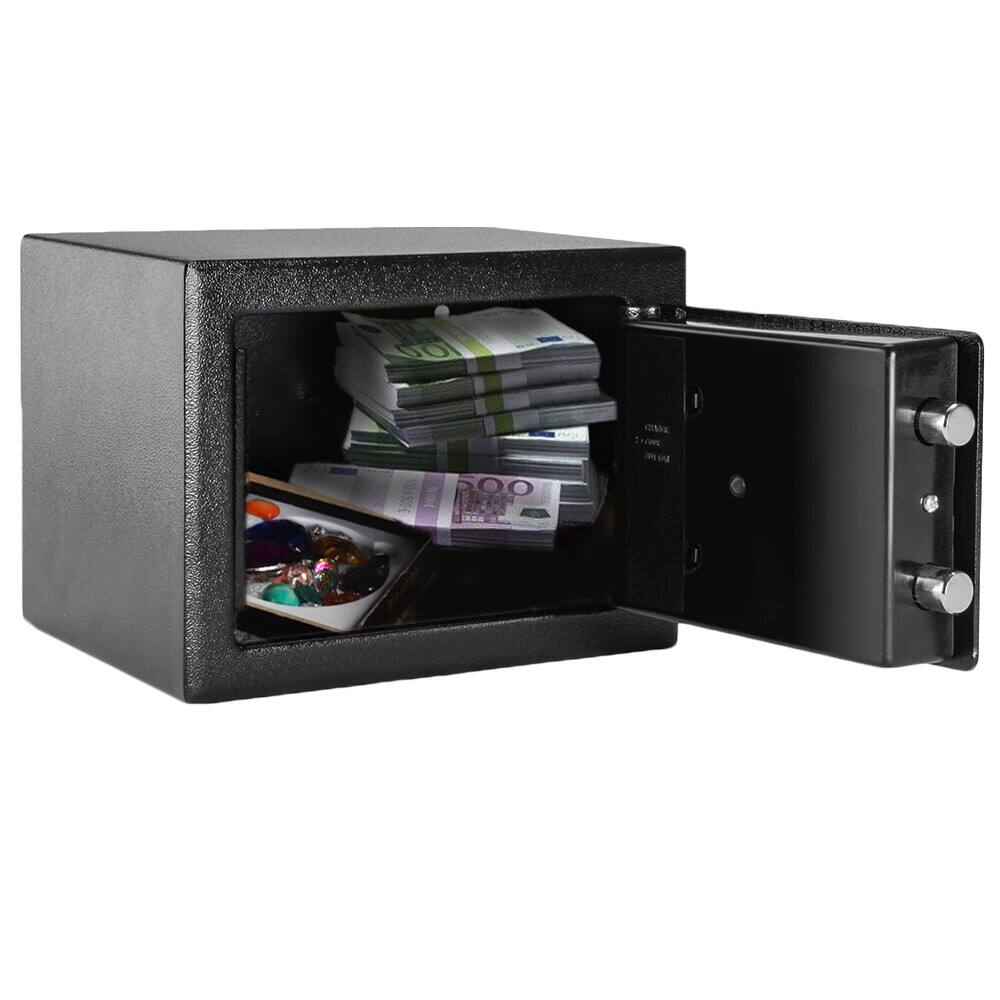 Alt View 4. Winado - Electronic Digital Safe Box Keypad Lock Security Home Office Cash Jewelry Gun - Black.