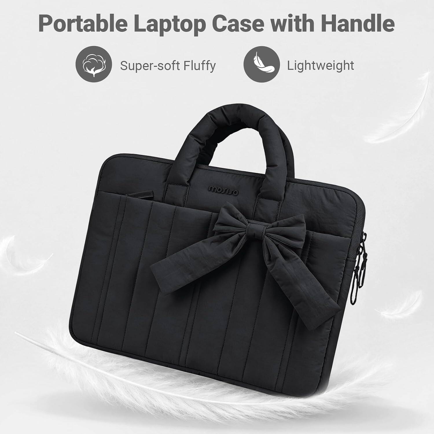 Portable Laptop Case with Handle  
Super-soft Fluffy  
Lightweight