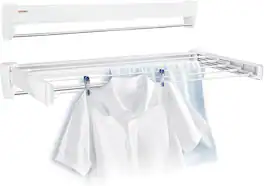 Liefheit Wall Dryer Telefix 70, Space-Saving Folding Clothes Drying Rack for Laundry or Bathroom