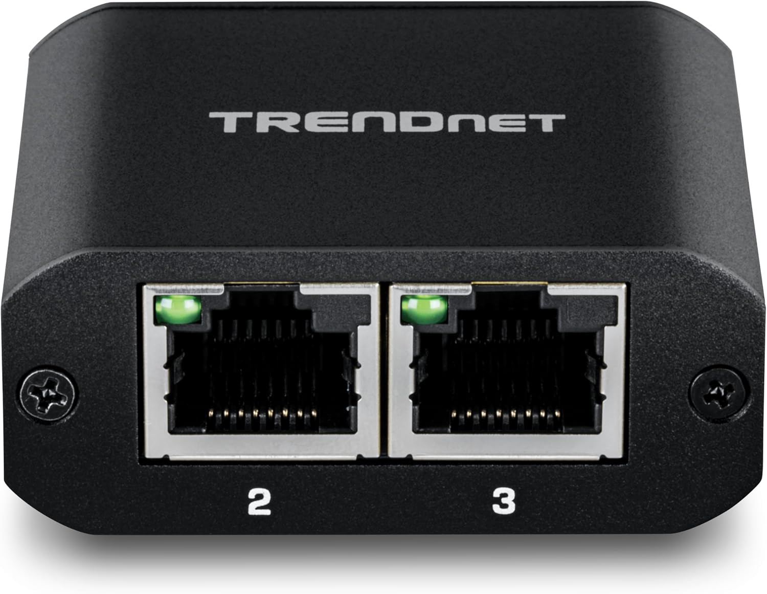 Alt View 2. Trendnet - TRENDnet TEG-102S,2-Port Gigabit Splitter with USB Type C Power - Black.
