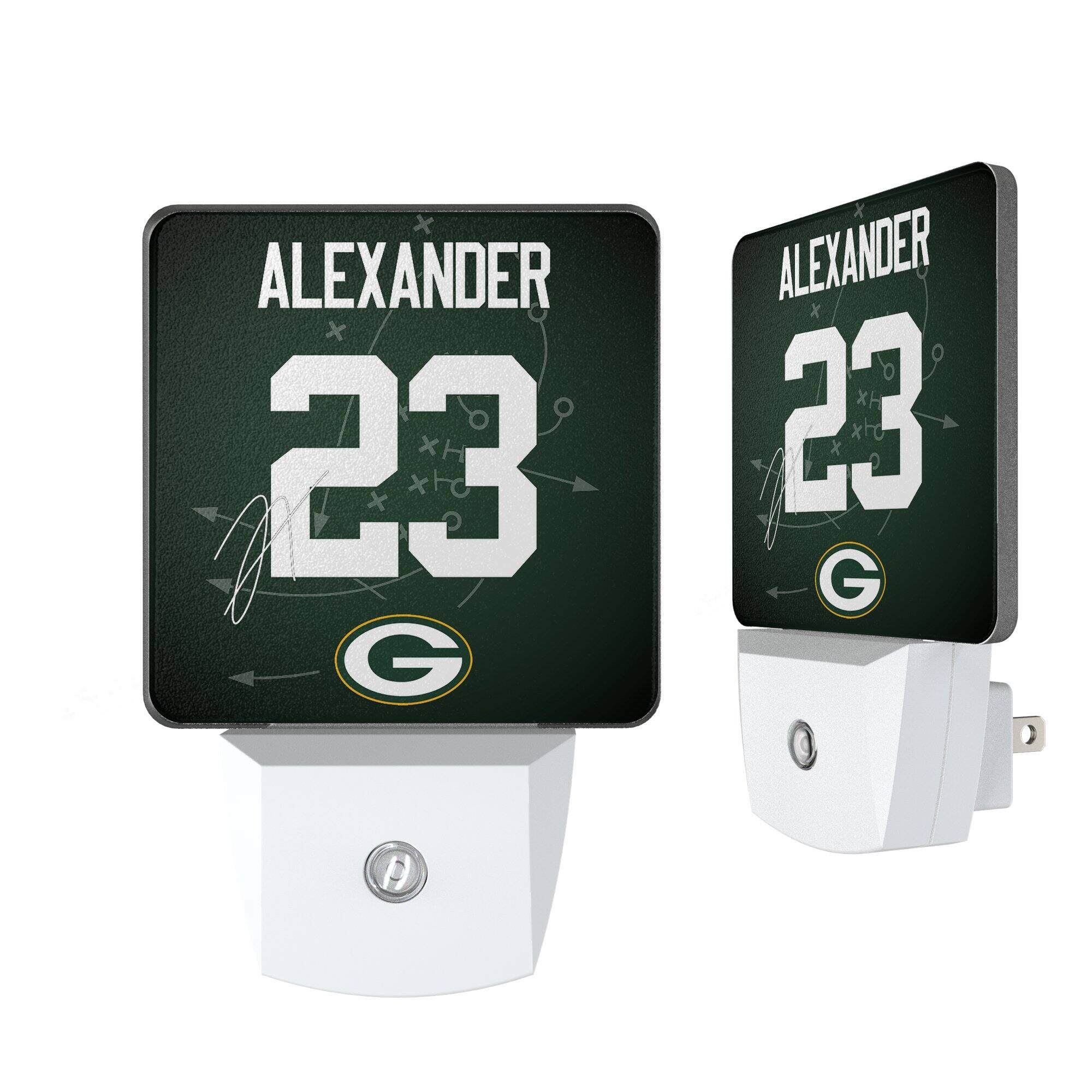Keyscaper Jaire Alexander Green Bay Packers Nightlight 2 Pack ...
