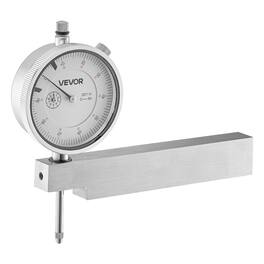 VEVOR - Dial Test Indicator with Metal Base, 0.001 inch Accuracy, 0-1 inch Range, Professional for Narrow Area Measurement - White