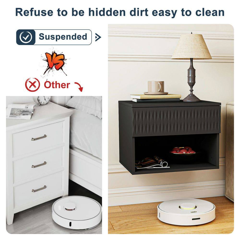 Refuse to be hidden dirt easy to clean

Suspended

VS

Other