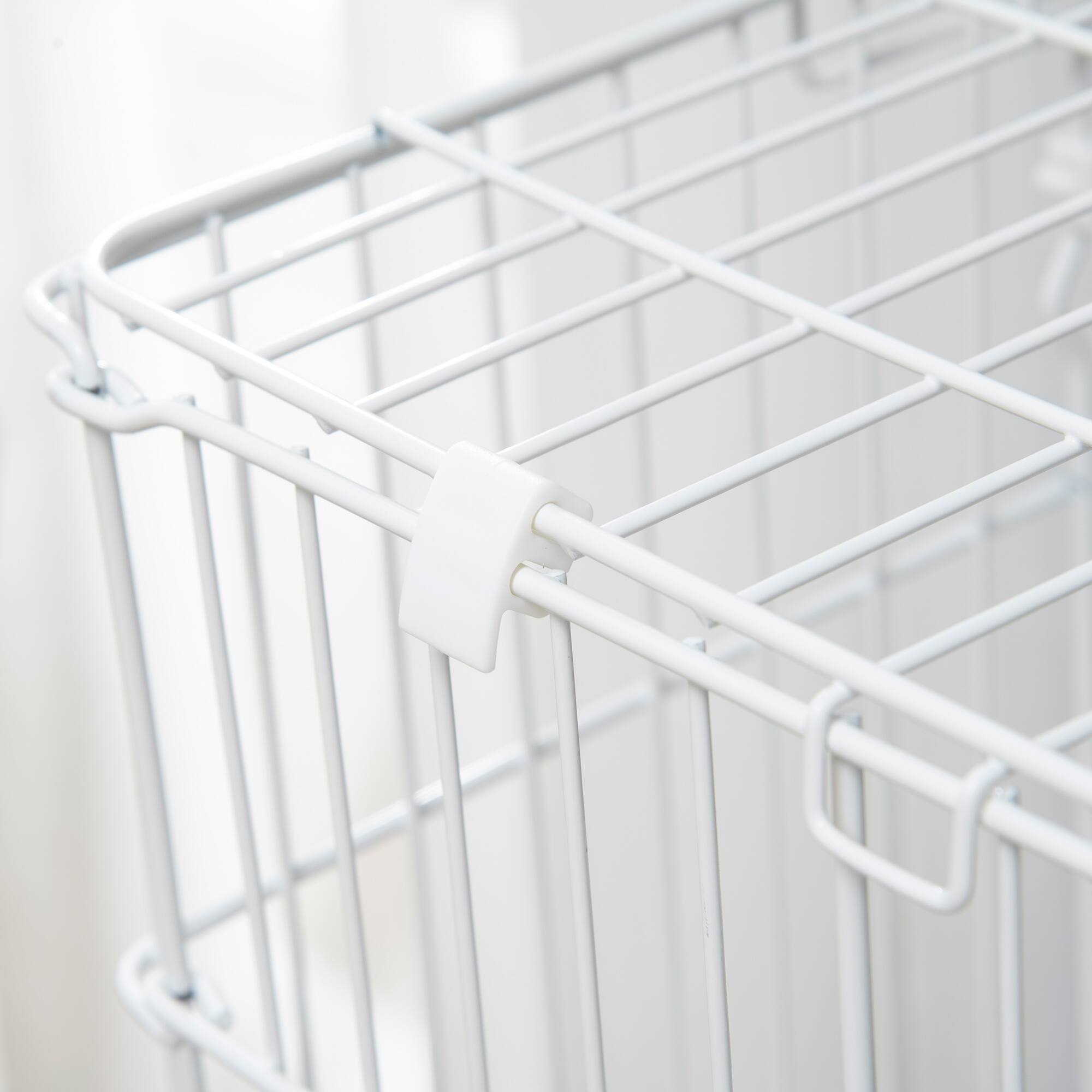 Alt View 4. Pawhut - 4-Level Small Animal Cage Rabbit Hutch with Wheels, Removable Tray, Platform and Ramp for Bunny, Chinchillas.