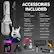 **ACCESSORIES INCLUDED**
- Full Size Electric Guitar
- Padded Gig Bag
- 4 Months Free Lessons
- Headphone Amplifier
- Strap with Pick Holder
- In-App Digital Tuner
- String Winder/ Cutter Tool
- Truss Rod and Saddle Tools
- Guitar Picks
- Whammy Bar
- Extra Strings
- Polish Cloth