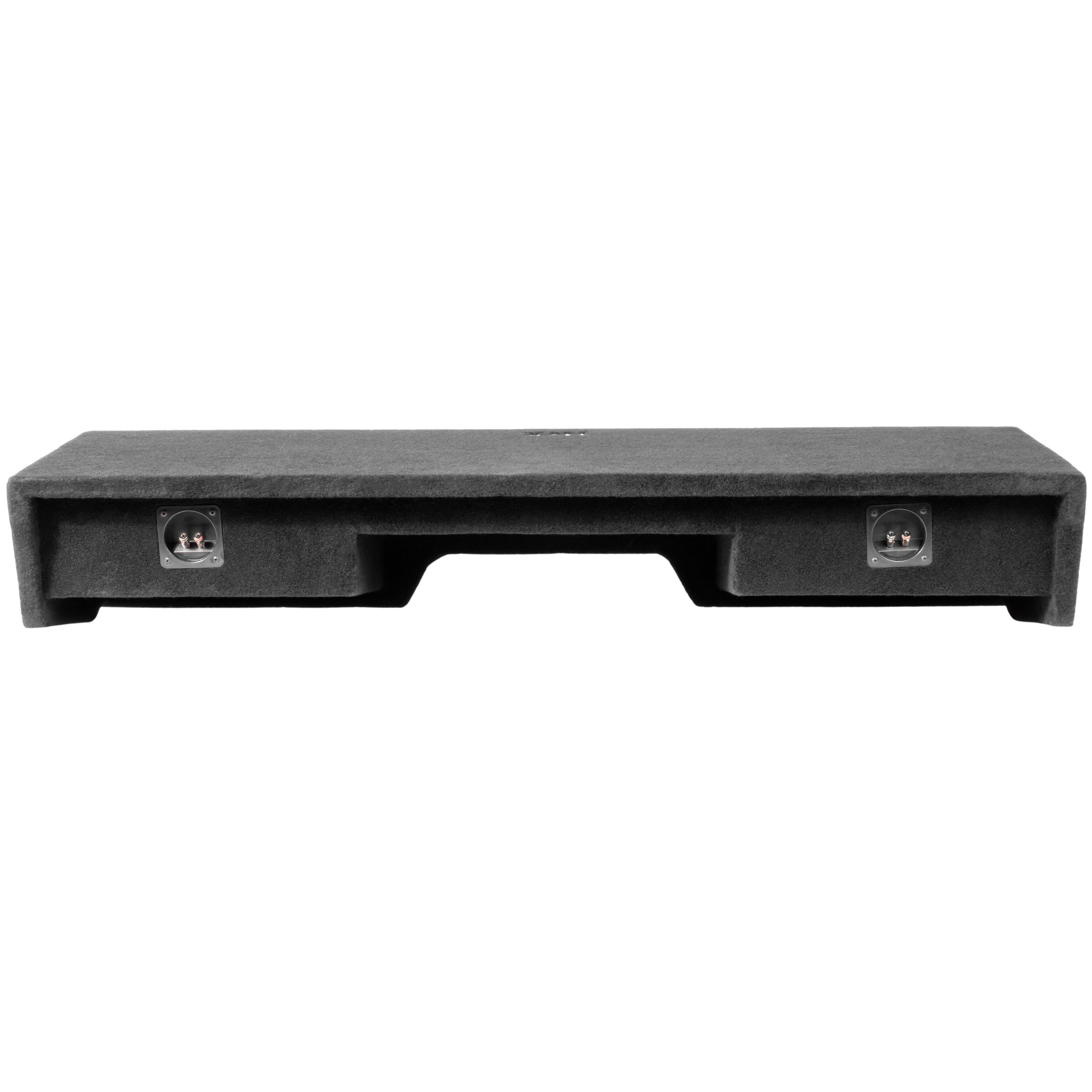 Alt View 4. NVX - Custom Fit 800W RMS Dual 12in Sealed Loaded Down Firing Subwoofer Enclosure for 1999-2006 Chevrolet Silverado and GMC.