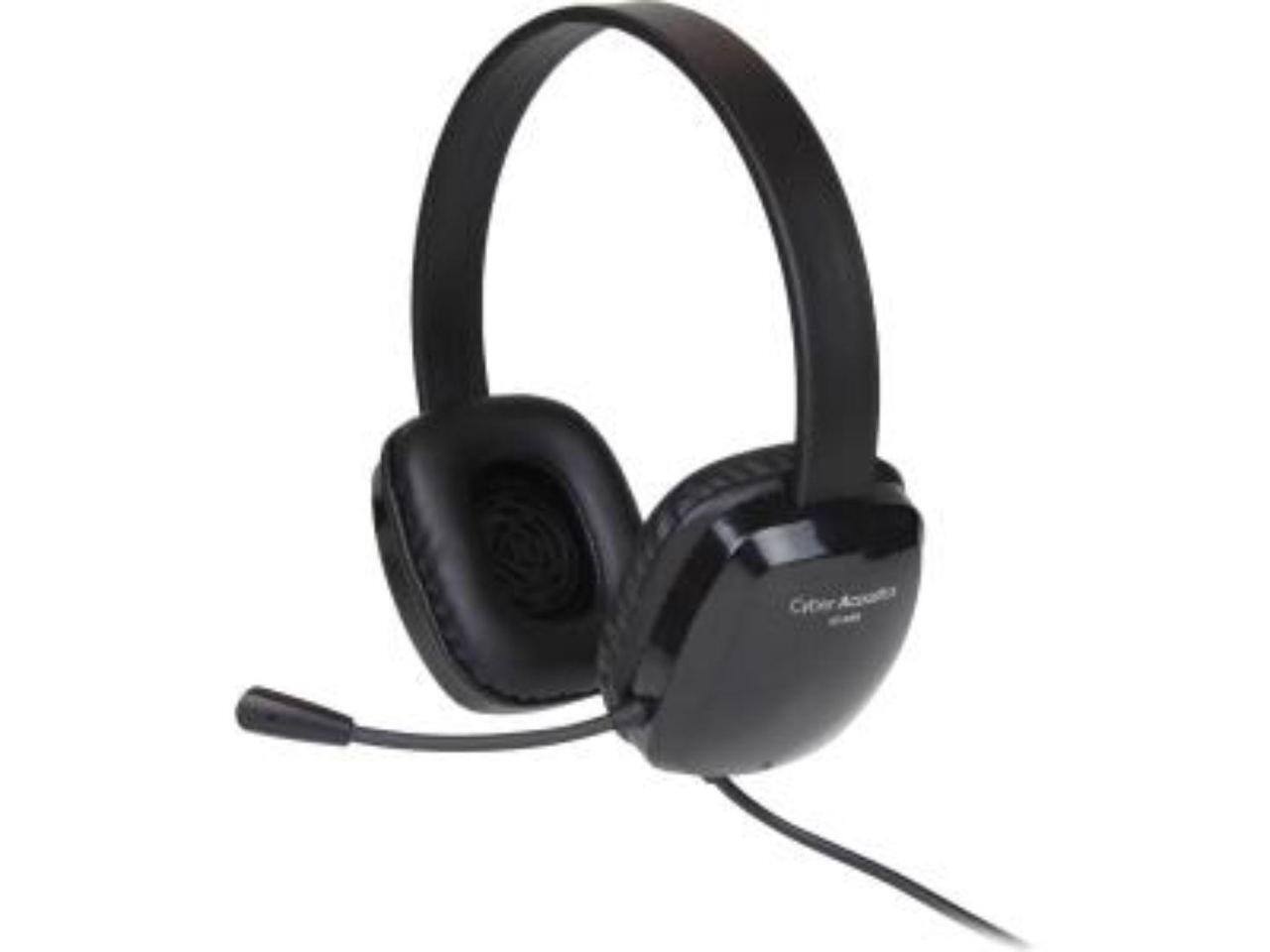Alt View 3. Cyber Acoustics - Cyber Acoustics Stereo Headset W/ Single Plug.