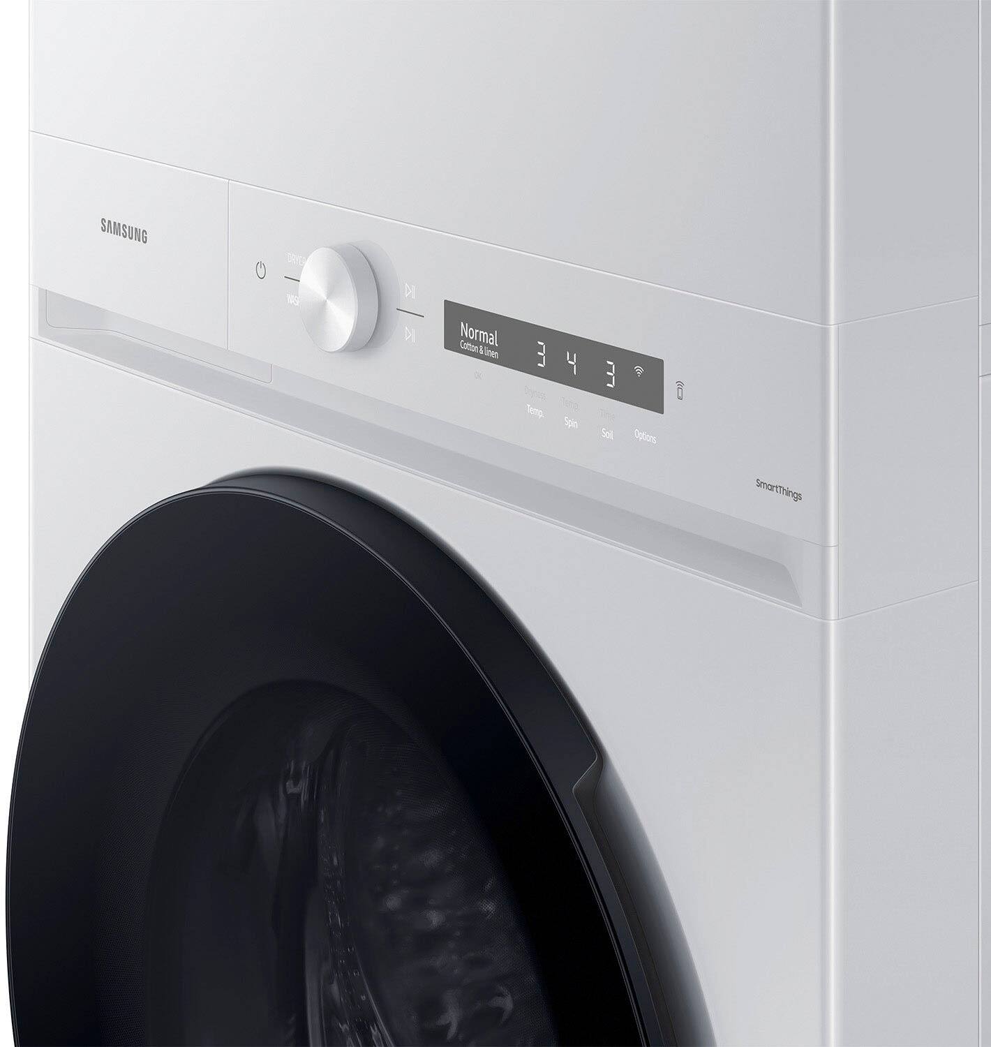 SAMSUNG 0 W N DI Normal Cotton Tumble Dry 3 4 Sre Sera ea Son 3 Sol ? Optiens 6 SmortThings