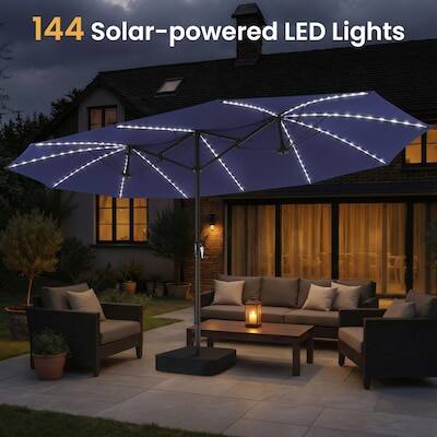 144 Solar-powered LED Lights