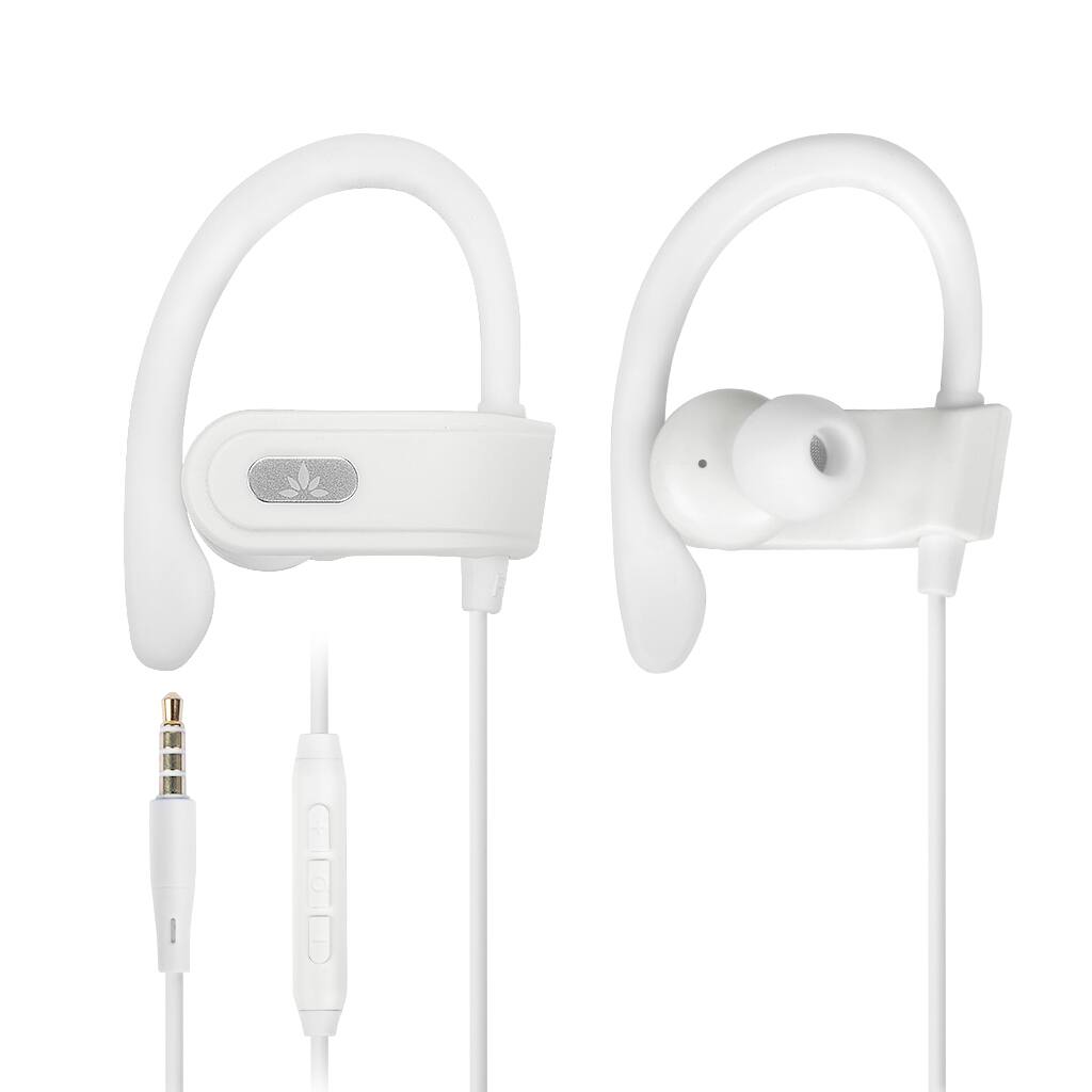 Front. Avantree - E171 - AUX 3.5mm Wired Earbuds with Microphone & in-Line Volume Control.