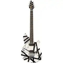EVH - Wolfgang Special Striped Series Electric Guitar - Black/White