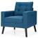 Alt View 19. Costway - Modern Accent Upholstered Single Sofa Chair with 2-Side Pockets - Navy.