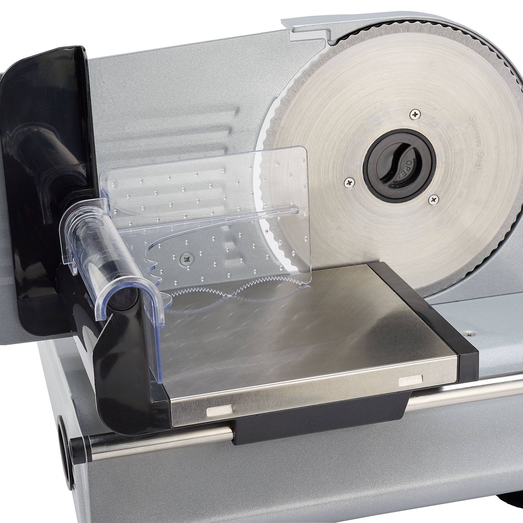 Alt View 12. LEM Product - Meat Slicer with 7.5" Blade - Aluminum.