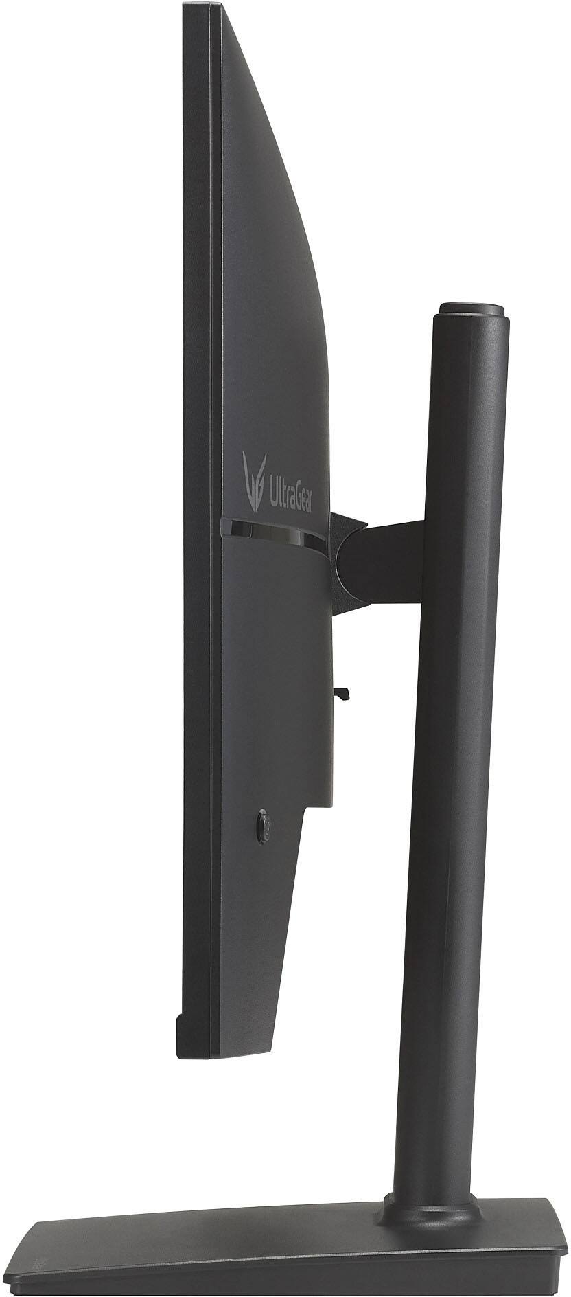 Angle. LG - 27" UltraGear G6 IPS QHD 300Hz 1ms G-SYNC Compatible FreeSync Premium Gaming Monitor with DisplayHDR 400 (HDMI, DP) - Black.