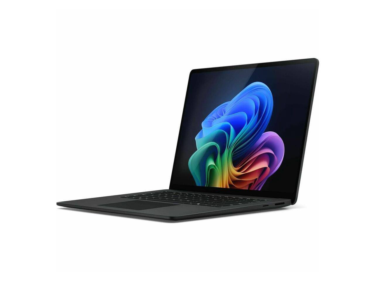 Left. Microsoft - Microsoft Surface Laptop 7 15" Touch - Snapdragon X Elite - 16 GB - 1 TB SSD - Graphite - Windows 11 - 22h Battery - Graphite.