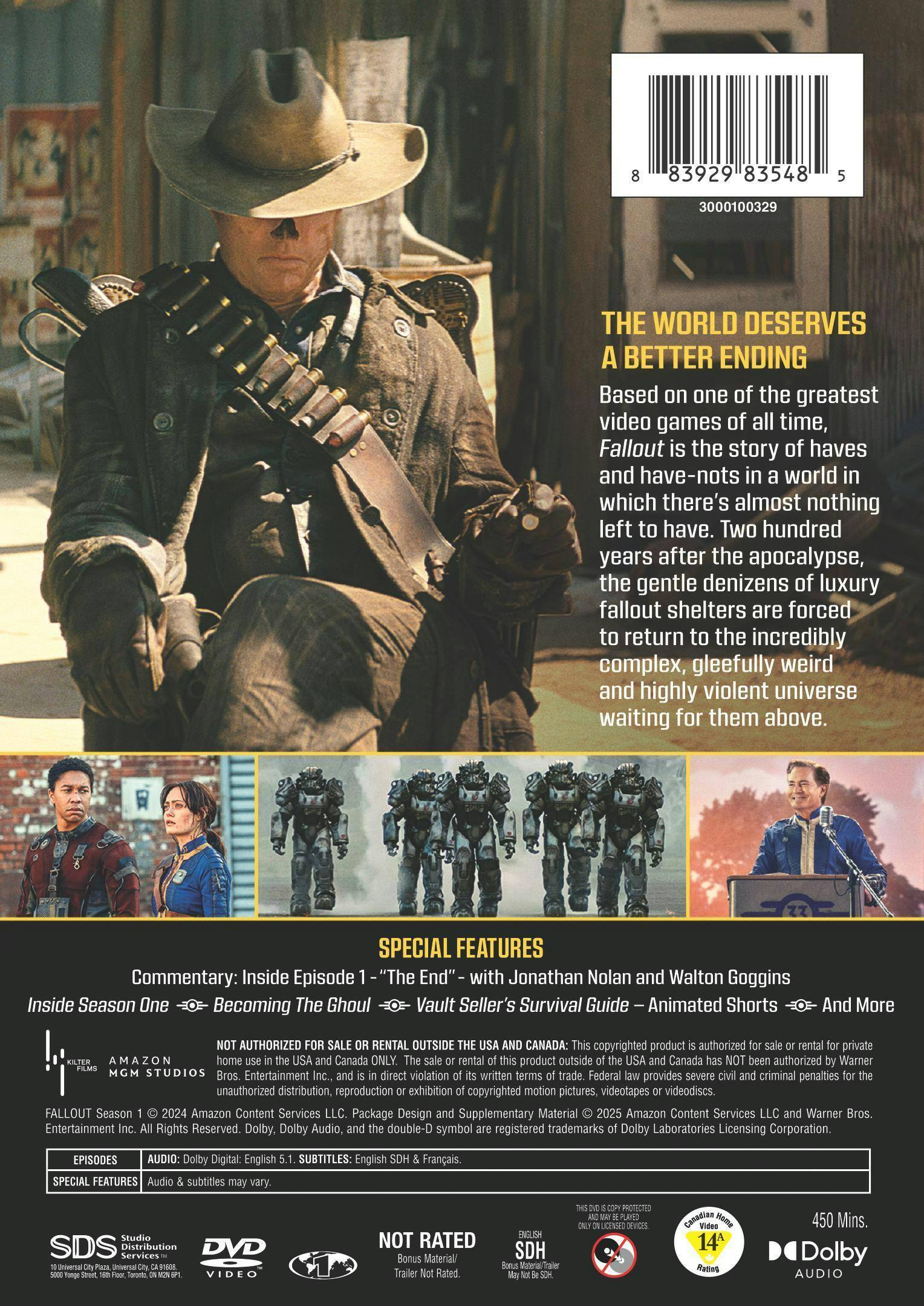 Back. Fallout: The Complete First Season [DVD].