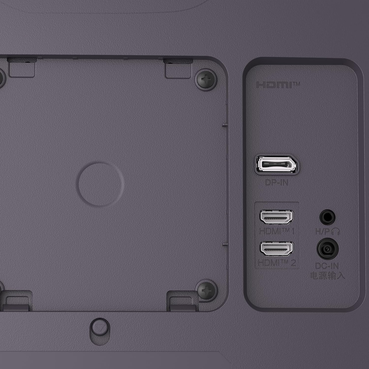 HDMI™ DP-IN  
HDMI™ 1  
HDMI™ 2  
DC-IN  
H/P  
电源输入