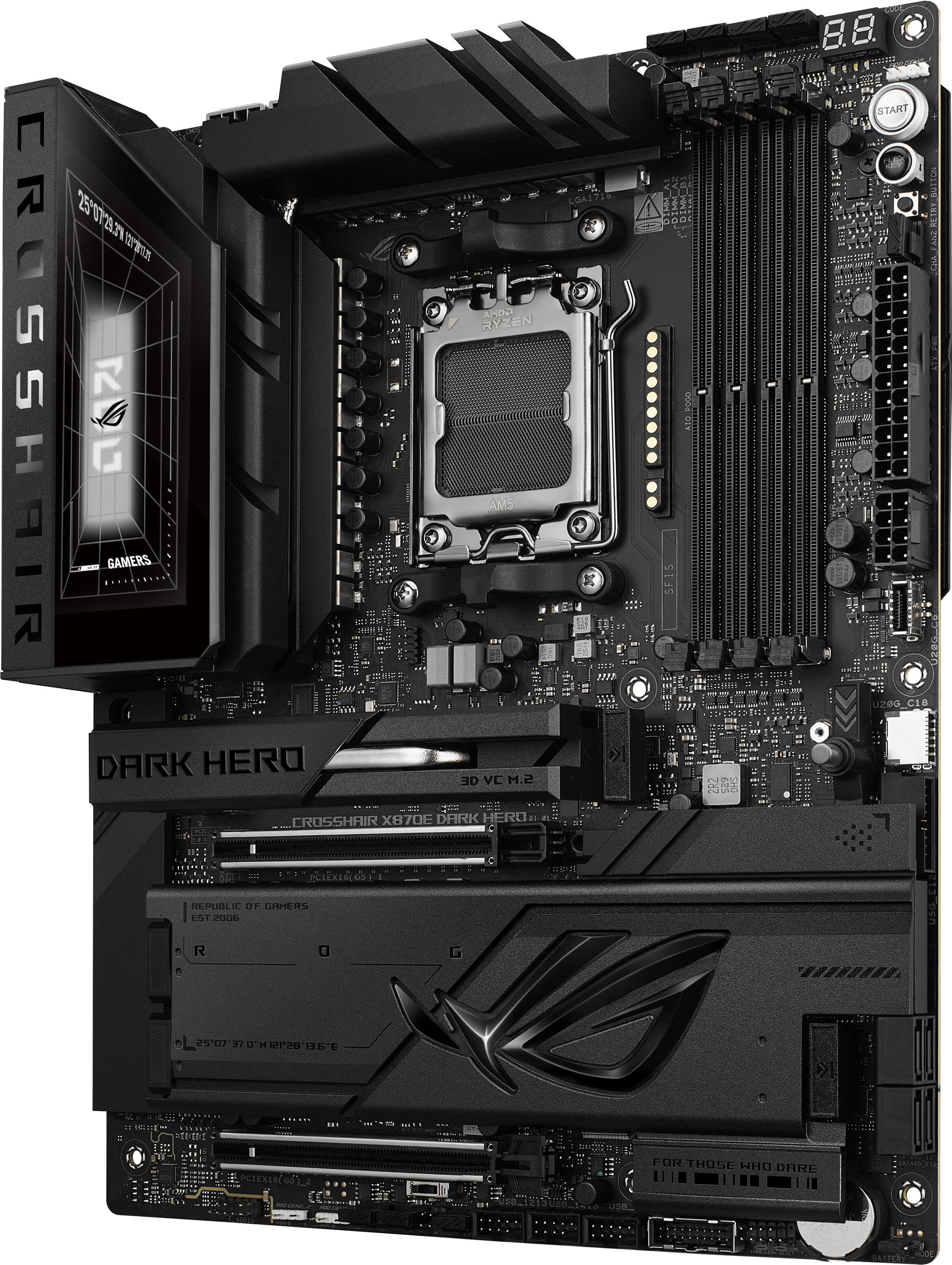 2510724.17 12N DA RYZEN CRUSSHAIR R AM5 GAMERS DARK HERO 3D VC M.2 CROSSHAIR X870E DARK HERO OL PUBLIC C OF GAMERS hT PO LGA1700 m17 POSO 8.8. H START PULION RLIRT ZNV in U200_cia C1B R G 57 37TH eren 136"C MDn PCIEX16(G5) FOR THOSE WHO DARE