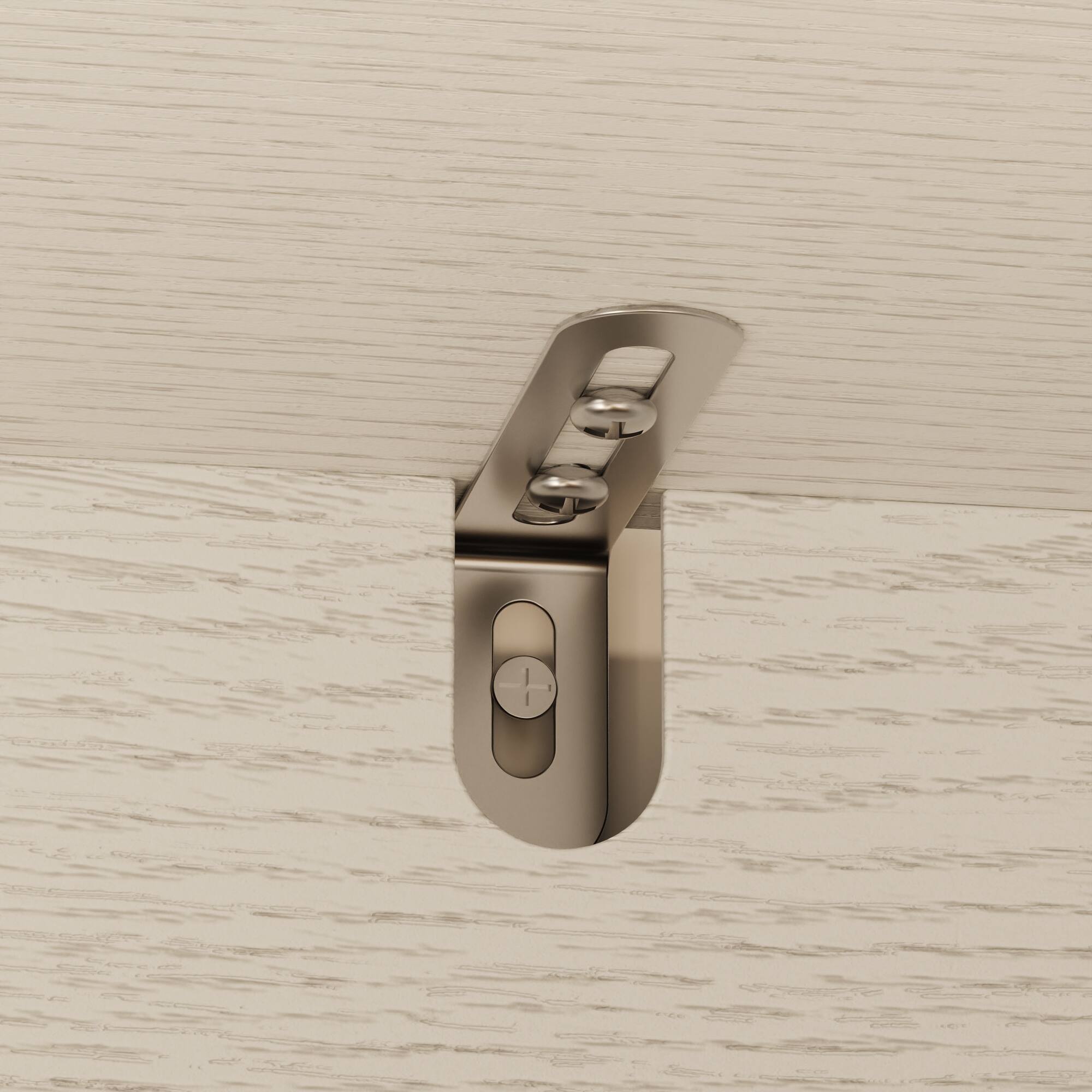 Alt View 2. FUFU & GAGA - Multi-Purpose Storage Cabinet for Living Room with Drawers & Shelves, Modern Display and Organization Unit - White.