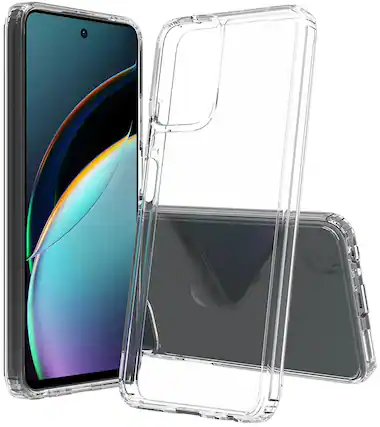 Front. Nakedcellphone - Clear Case for Motorola Moto G Play 2024 - Clear.