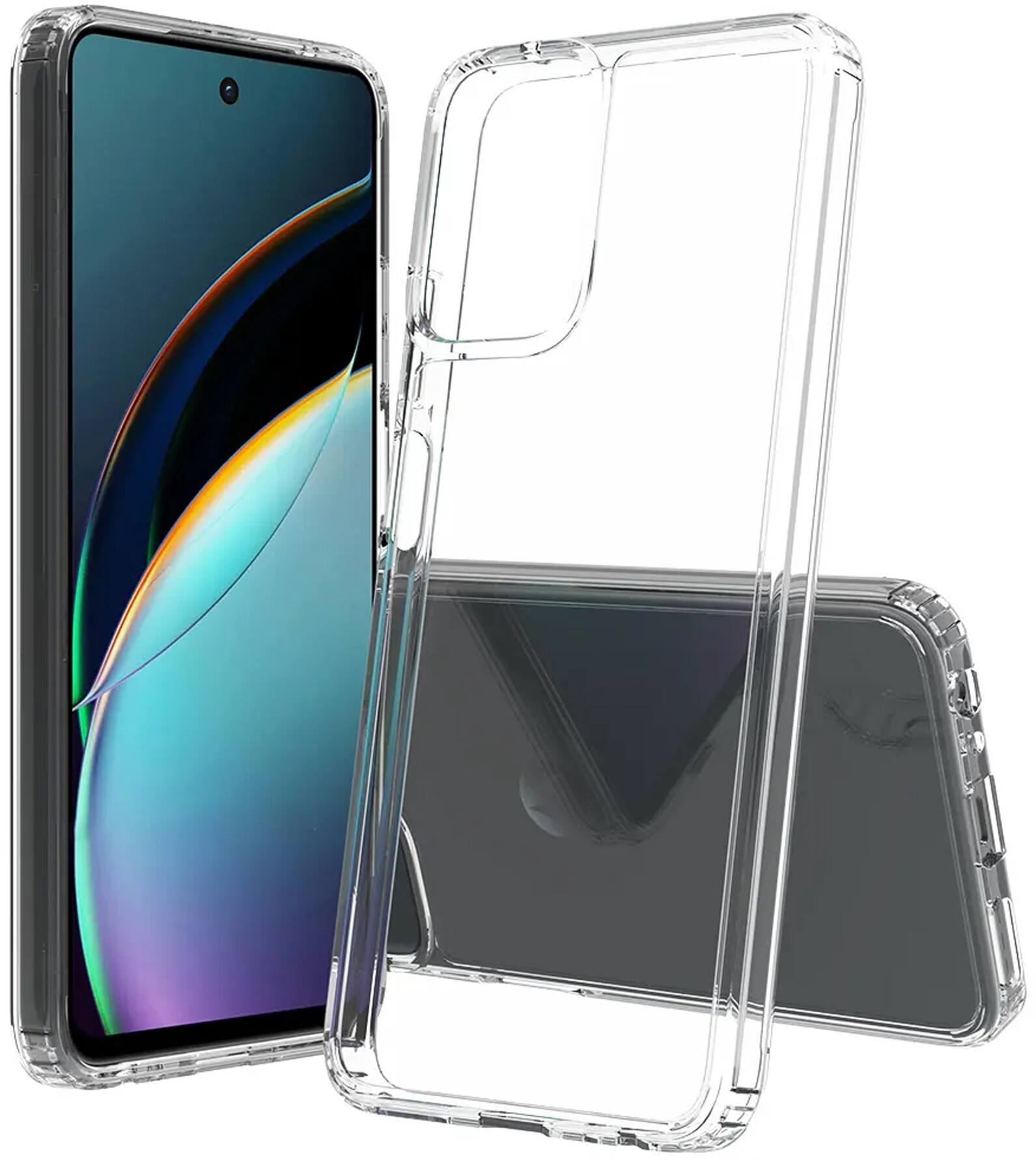 Front. Nakedcellphone - Clear Case for Motorola Moto G Play 2024 - Clear.