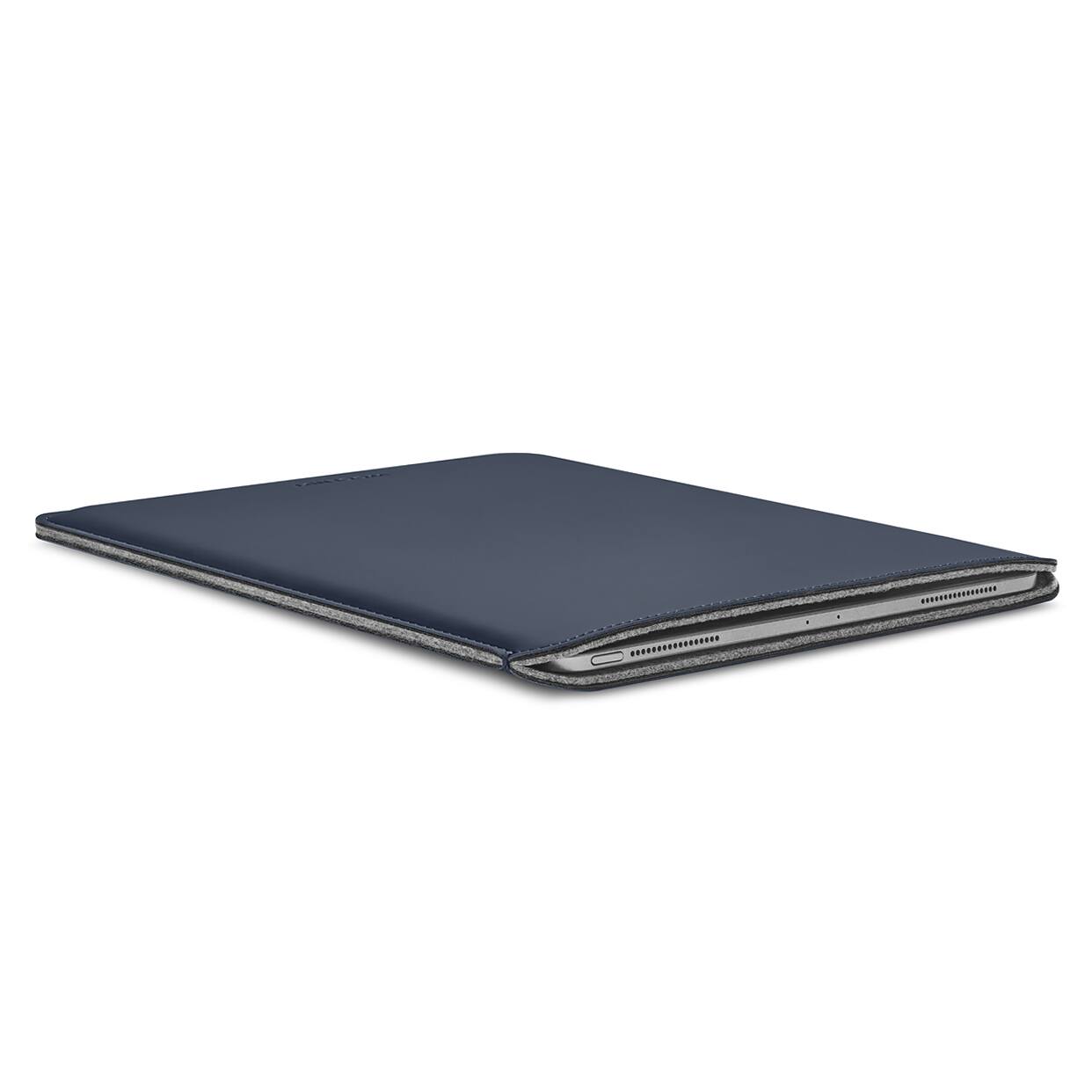 Back. Woolnut - Coated PU Sleeve for 12.9-inch iPad Pro - Blue - Blue.