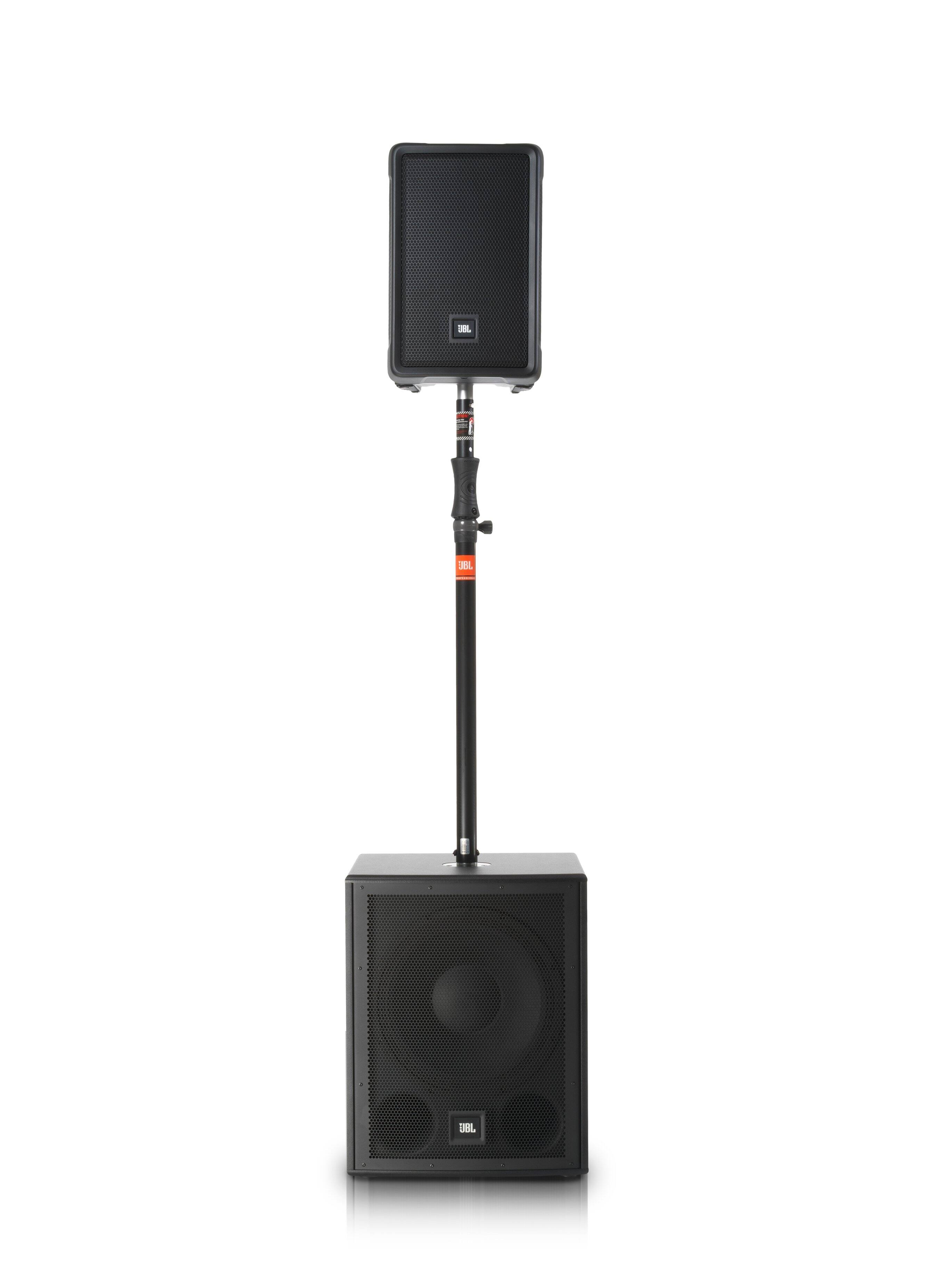 Alt View 23. JBL - IRX108BT 1300W Powered 8" Portable PA Loudspeaker with Bluetooth - Black.