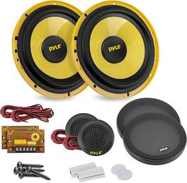 Pyle - PLG8C 8'' 600 Watt Midbass Woofer Sound Car Speaker (Yellow/Black) (Single)