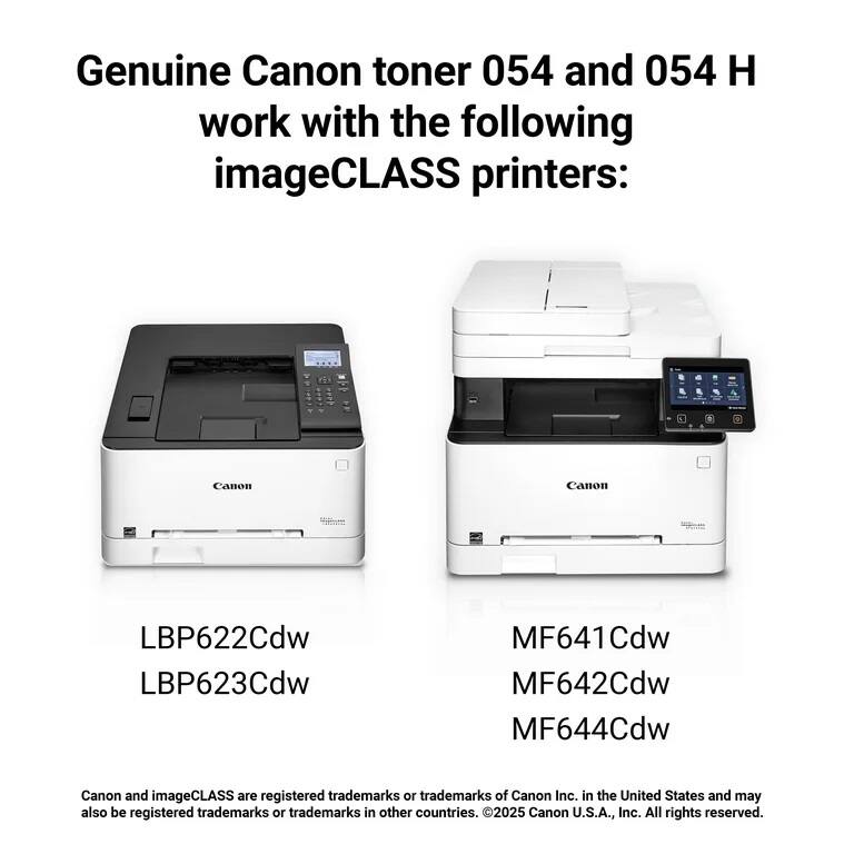 Canon CRG 054H High Yield Black & Standard 054 Colors (CMY) - Best Buy