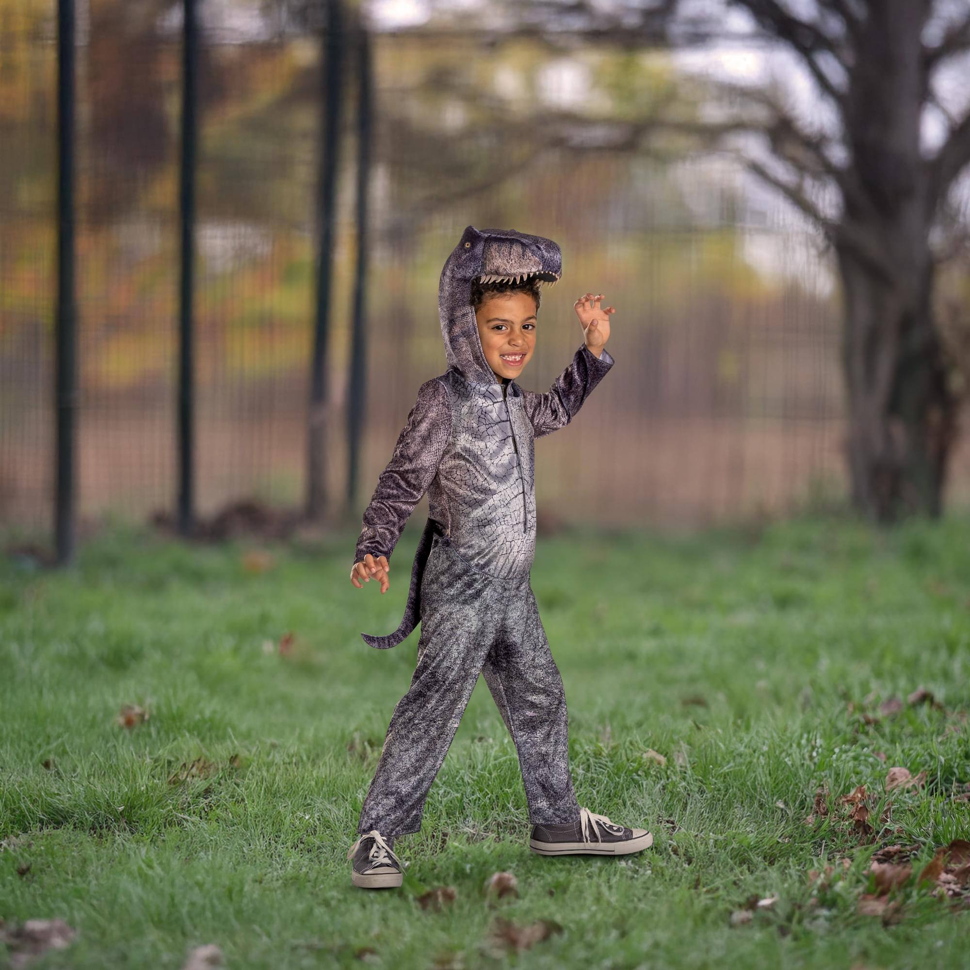 Alt View 3. Disguise - Jurassic World Saga T-Rex Classic Child Costume | Small 4-6 - Multi-Colored.