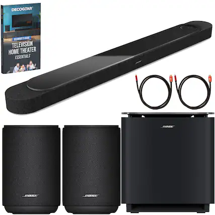 DECOGEAR
BEGINNER'S GUIDE: TELEVISION HOME THEATER ESSENTIALS
BOSE