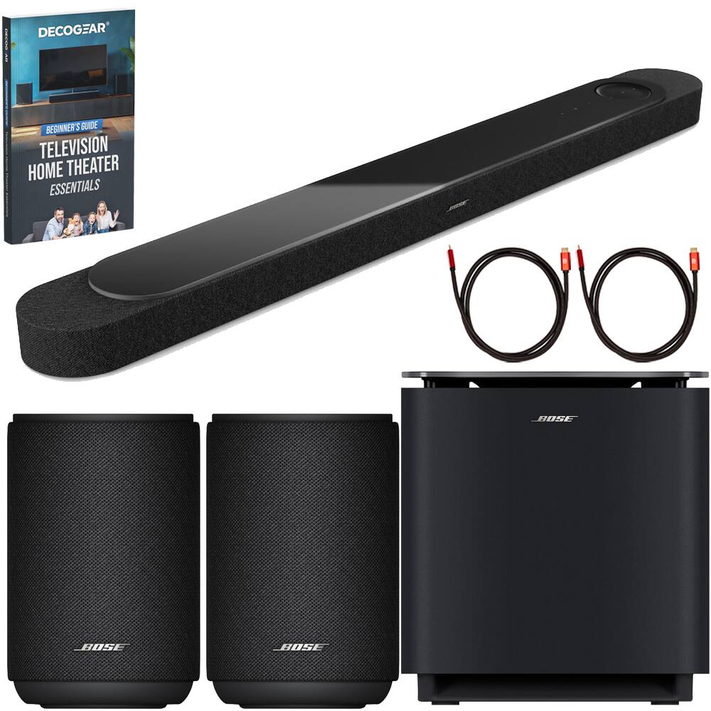 DECOGEAR  
BEGINNER'S GUIDE: TELEVISION HOME THEATER ESSENTIALS  
BOSE