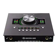 Apollo Twin X
ORET C - OIN MONITOR - EY LINE FL-2 ALISIIE PREAMP MONITOR INELIT TALE DHM V8+ ALT BALE FON 5 MESNO LINNC MUTE LA UNIVERSAL AUDIO