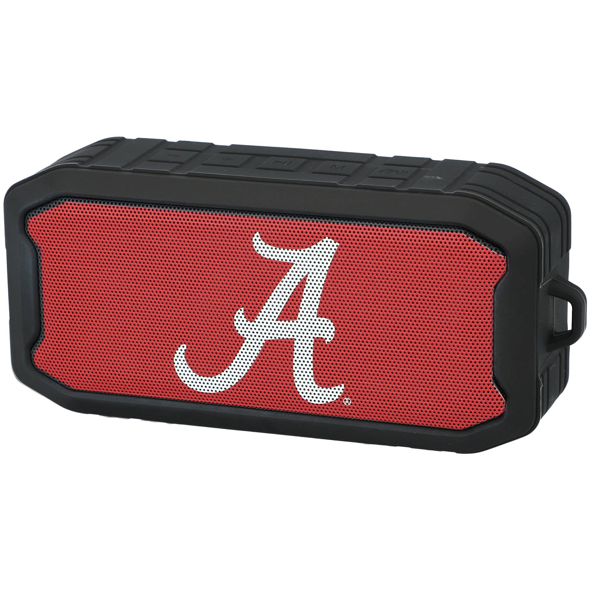 Front. Gameday Outfitters - Alabama Crimson Tide Logo Bluetooth Speakers - Multicolor.