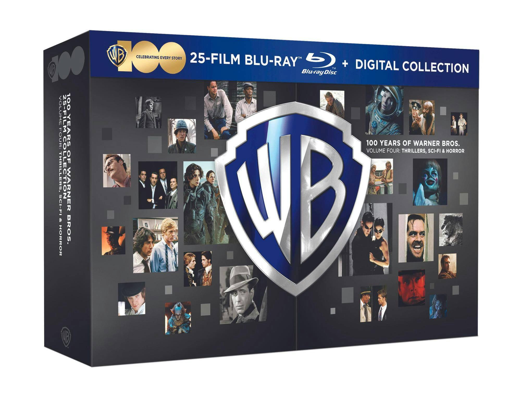 Angle. WB 100th 25 Film Collection, Volume 4: Thrillers, Sci-fi, Horror (Box Set) [Blu-ray].