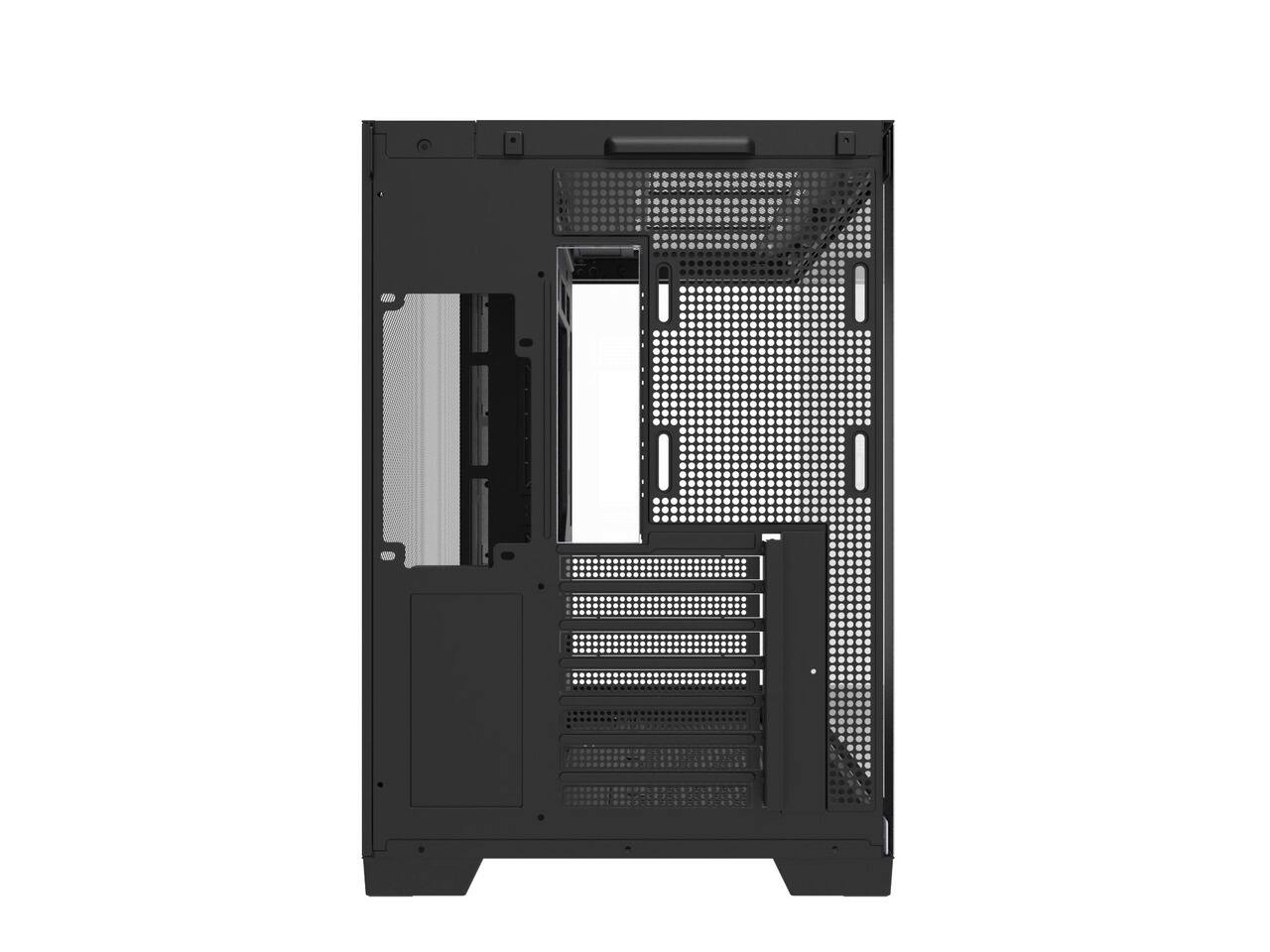 Alt View 4. Super Flower - Super Flower Thunder Black / Panoramic Case / Tempered Glass ATX Mid Tower Computer Case - Black.