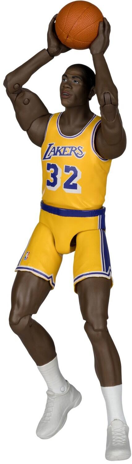 Alt View 2. McFarlane Toys - Magic Johnson - McFarlane's SportsPicks - Legends Series: NBA - Magic Johnson (Los Angeles Lakers) - COLLECTIBLES - Multicolor.