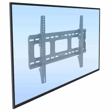 Front. Mount-It! - Heavy-Duty Tilt Low-Profile TV Wall Mount for 37"–80" TVs, Steel Bracket, Adjustable Tilt - Black.