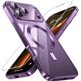 Kitcheniva - Protective Shockproof Case with Magnetic Ring For IPhone 17 Pro Case Only - Purple
