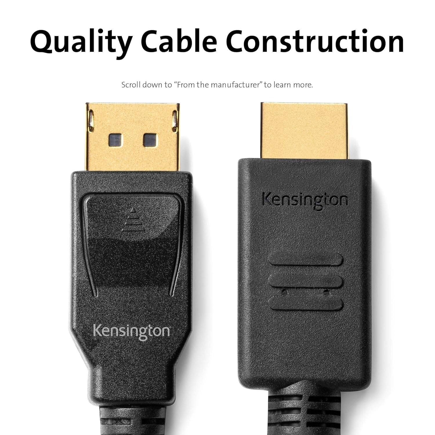 Quality Cable Construction

Scroll down to "From the manufacturer" to learn more.

Kensington

Kensington