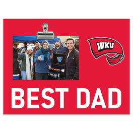 Fan Creations - Western Kentucky Hilltoppers 8" x 10.5" Briteline Best Dad Clip Frame - Multicolor