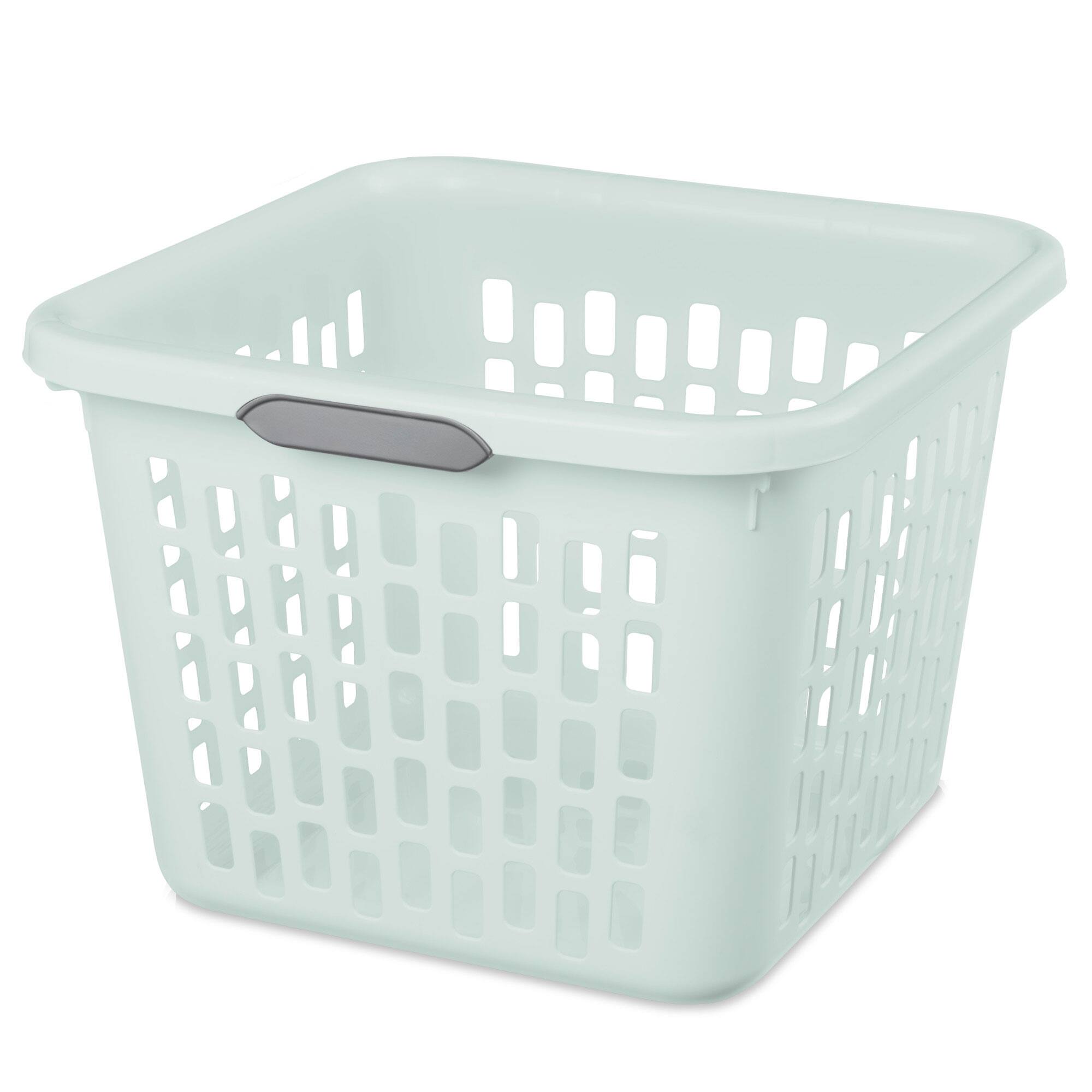 Alt View 5. Sterilite - Sterilite Laundry Basket, 1.5 Bushel Plastic Hamper with Handles, Mint, 6 Pack - Mint.