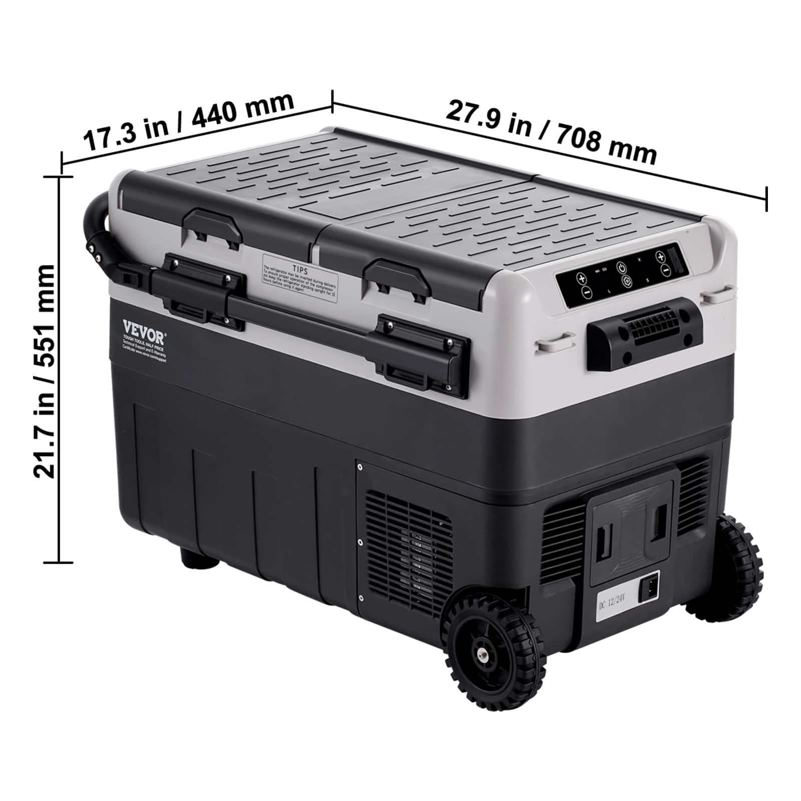冷蔵庫・冷凍庫 Woody auto shops VEVOR Portable Car Refrigerator, 12 Volt Car Refrigerator