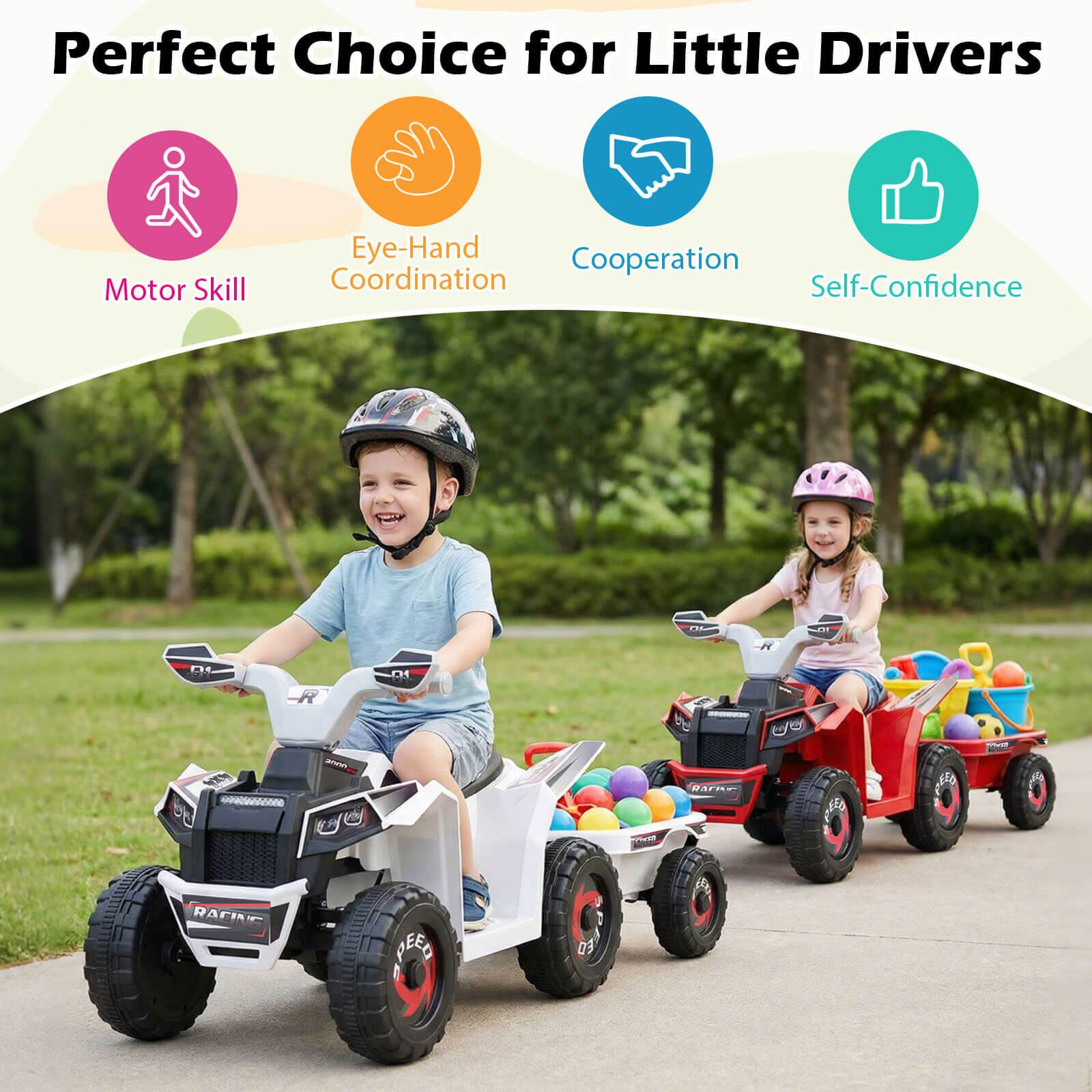Perfect Choice for Little Drivers

- Motor Skill
- Eye-Hand Coordination
- Cooperation
- Self-Confidence