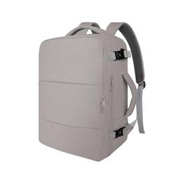 Circus Cirle - Lightweight Airplane Approved Travel Laptop Backpack - Gray